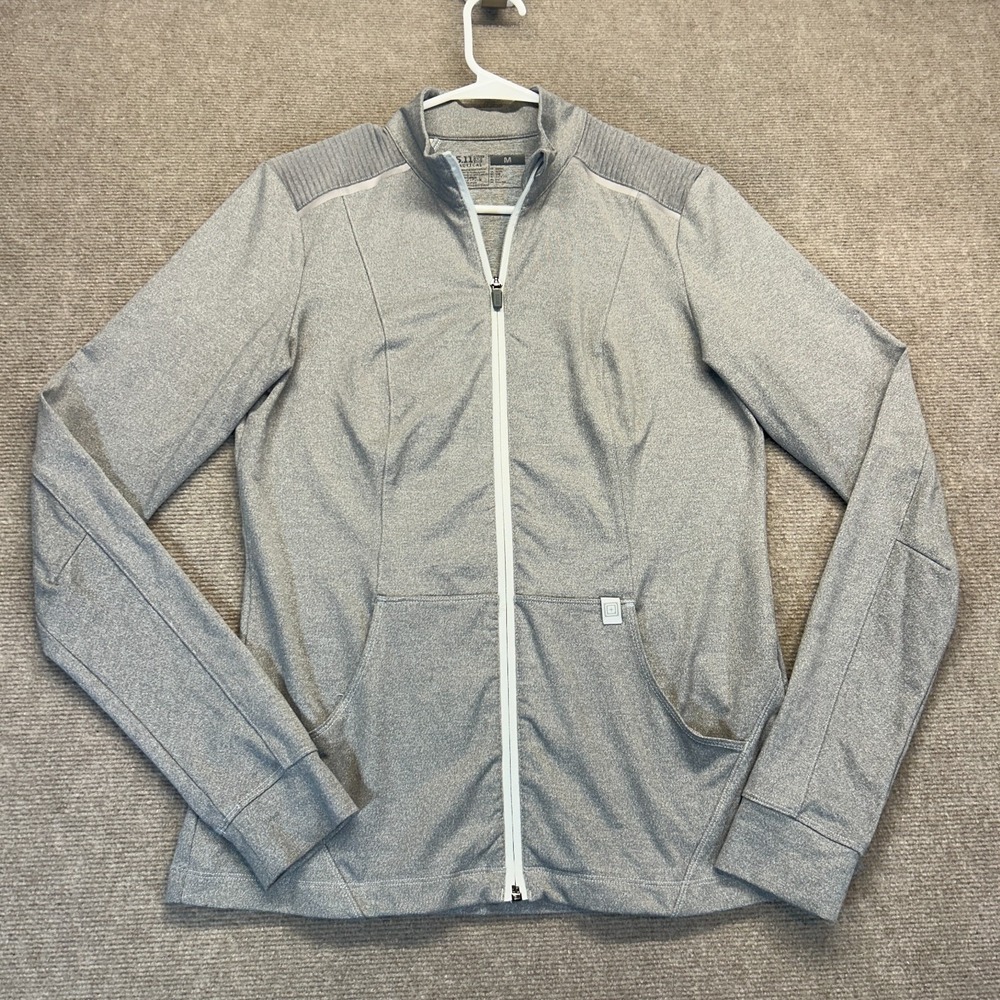 5.11 Tactical Tessa Full Zip Sweatshirt Women's Medium Gray Performance Mock